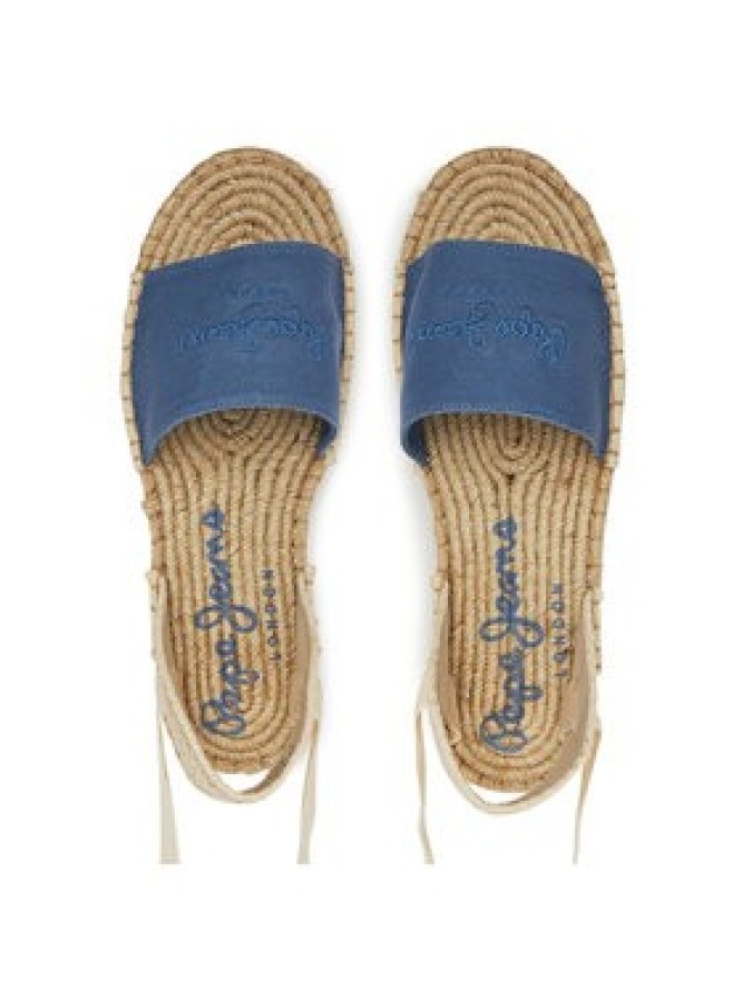 Pepe Jeans Espadryle PLS90684 Niebieski
