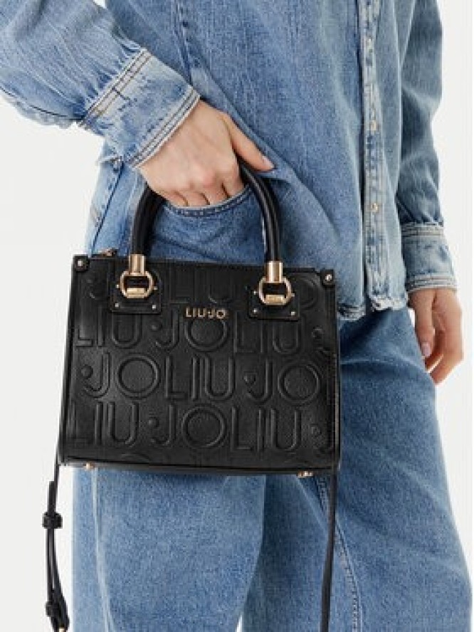 Liu Jo Torebka Ecs S Satchel AF5163 E0538 Czarny