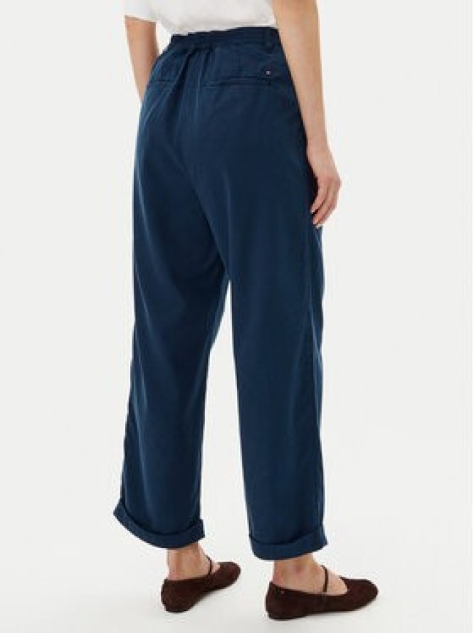 Tommy Hilfiger Spodnie materiałowe WW0WW45589 Granatowy Relaxed Fit