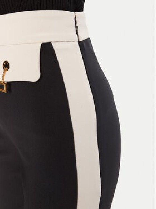 Elisabetta Franchi Spodnie materiałowe PA-T01-56E2-V340 Czarny Regular Fit