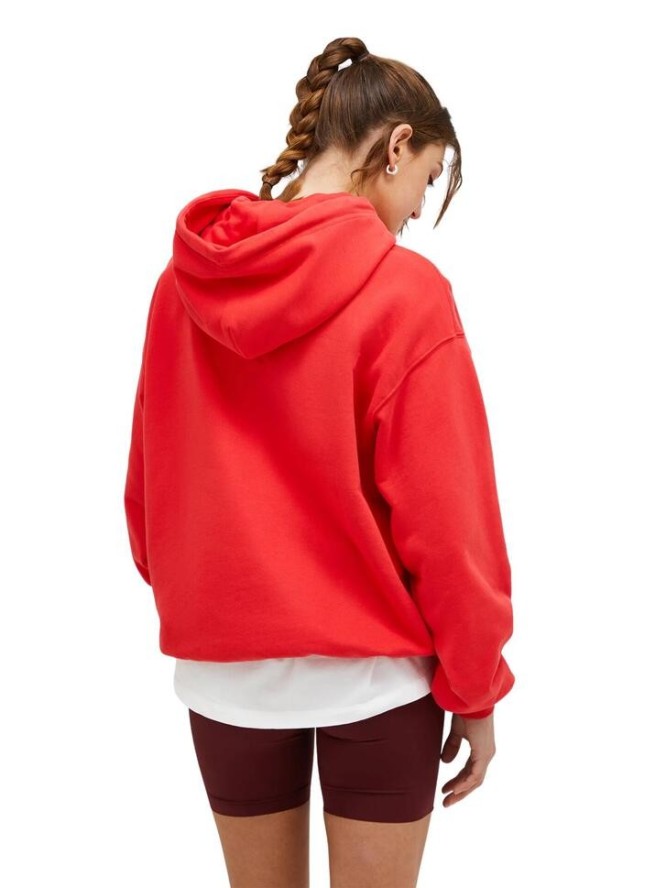 Bluza Peak Performance damska Original Terry Hood czerwona - M