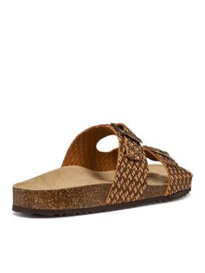 Geox Klapki D Brionia D35LSL 00047 C6008 Brązowy