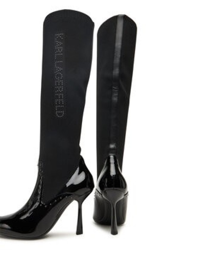 KARL LAGERFELD Kozaki KL31373 Czarny