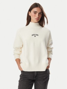 Guess Jeans Sweter W6BR09 Z1252 Kremowy Relaxed Fit