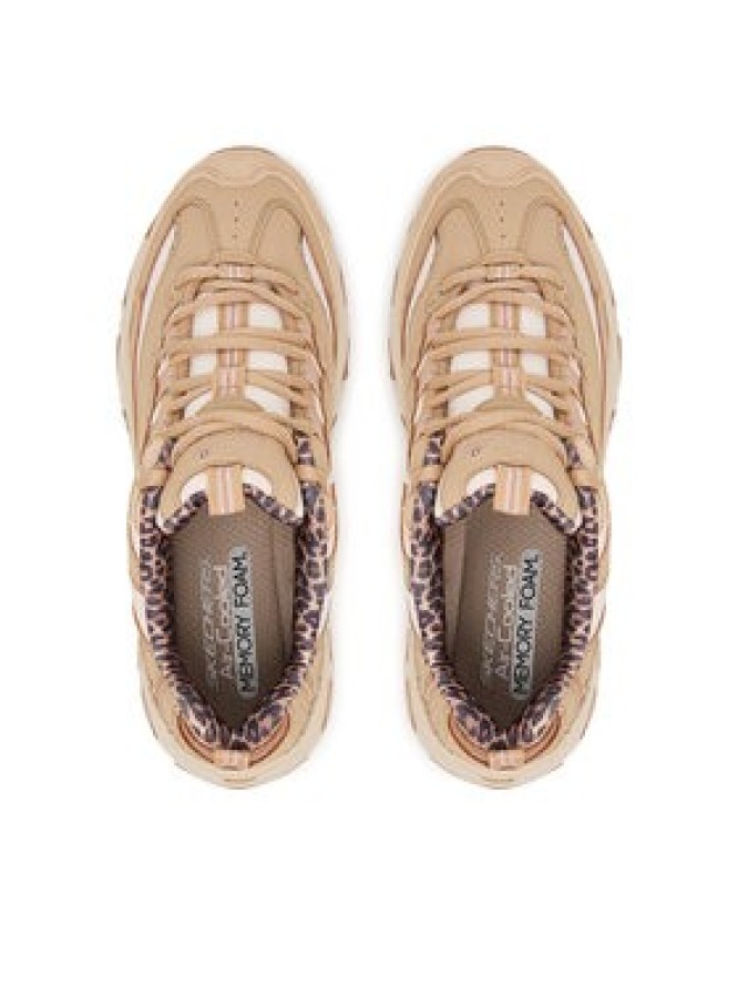 Skechers Sneakersy D'Lites - Wild Charm 150877/TPE Brązowy jasny