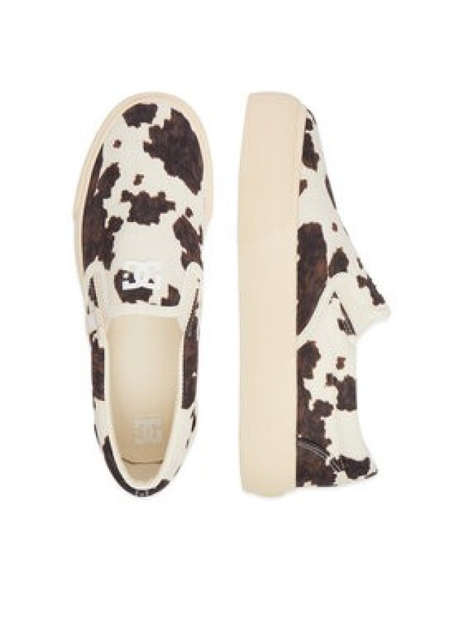 DC Shoes Tenisówki CEO-LEA-ZL-0012 Écru