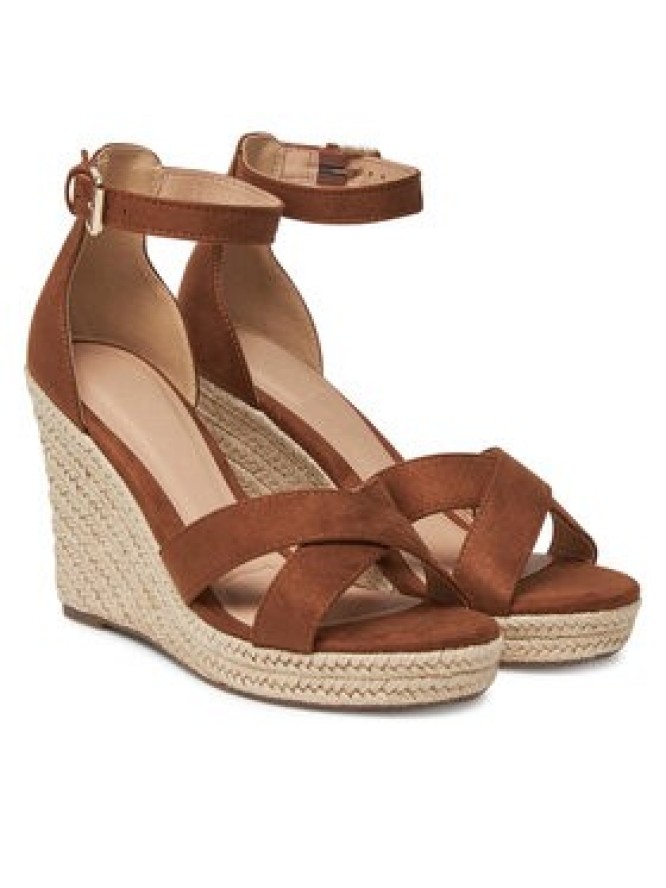 ONLY Shoes Espadryle Onlamelia-18 Mf Wedge 15335555 Brązowy