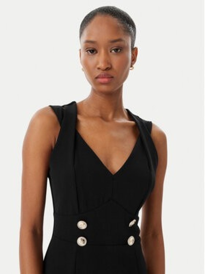 Rinascimento Sukienka koktajlowa CFC0019924002 Czarny Regular Fit