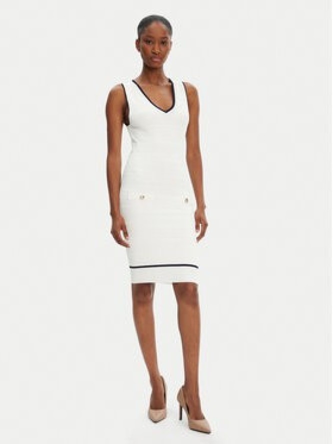 Marciano Guess Sukienka codzienna 5RGK99 5640Z Écru Regular Fit