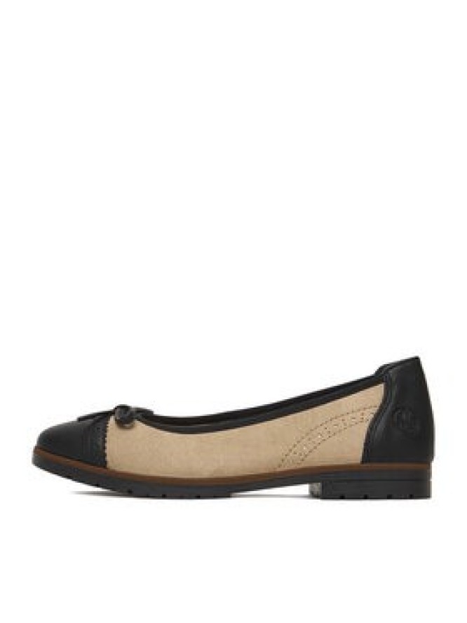 Rieker Baleriny 45358-60 Beżowy