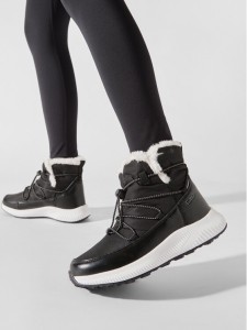 CMP Śniegowce Sheratan Wmn Lifestyle Shoes Wp 30Q4576 Czarny