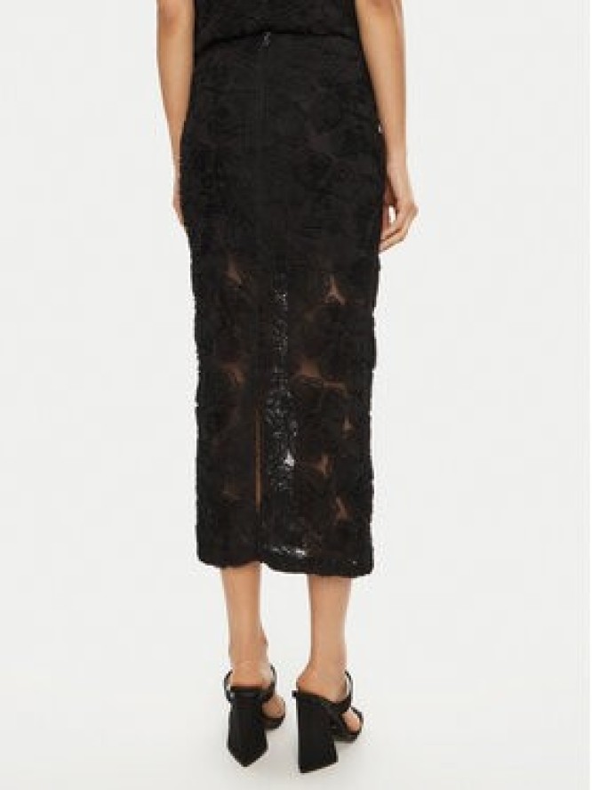 ROTATE Spódnica ołówkowa 113615 Czarny Regular Fit