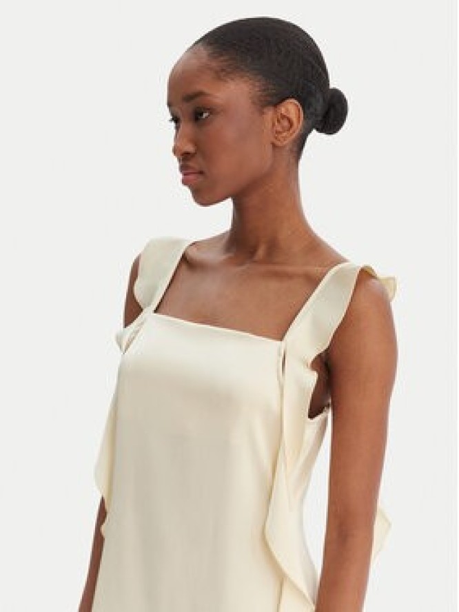 Vero Moda Sukienka koktajlowa Eloisa 10340914 Żółty Slim Fit