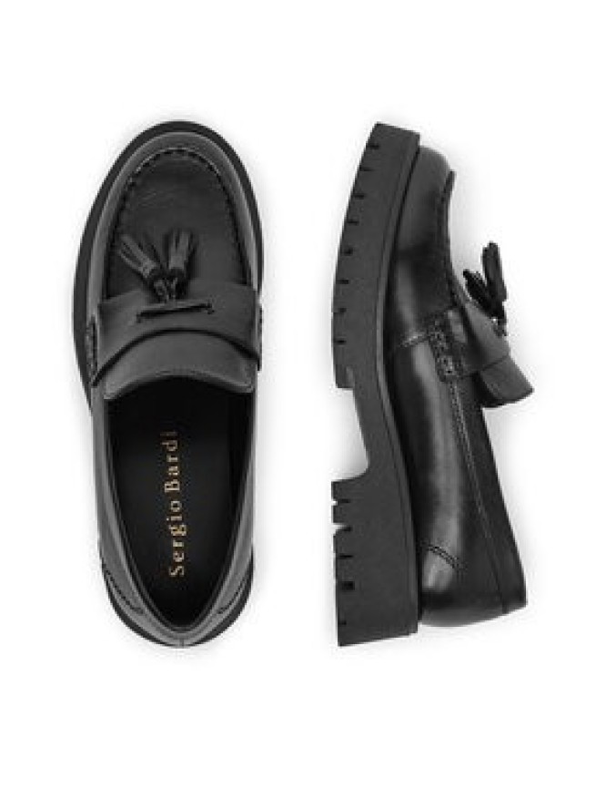 Sergio Bardi Loafersy ARC-F1091-05SB Czarny