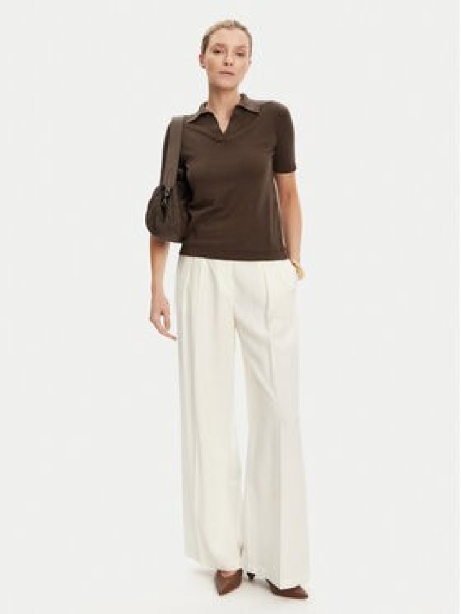 Weekend Max Mara Polo Roncolo 2525366071 Brązowy Regular Fit