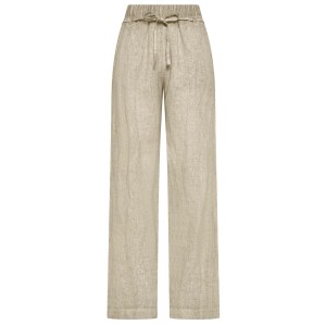 Pantaloni Deha Fade Effect Linen Straight Pants Damskie