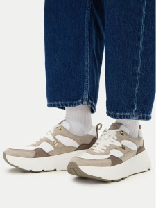 Geox Sneakersy D Diamanta D36UFE 08522 C0118 Biały