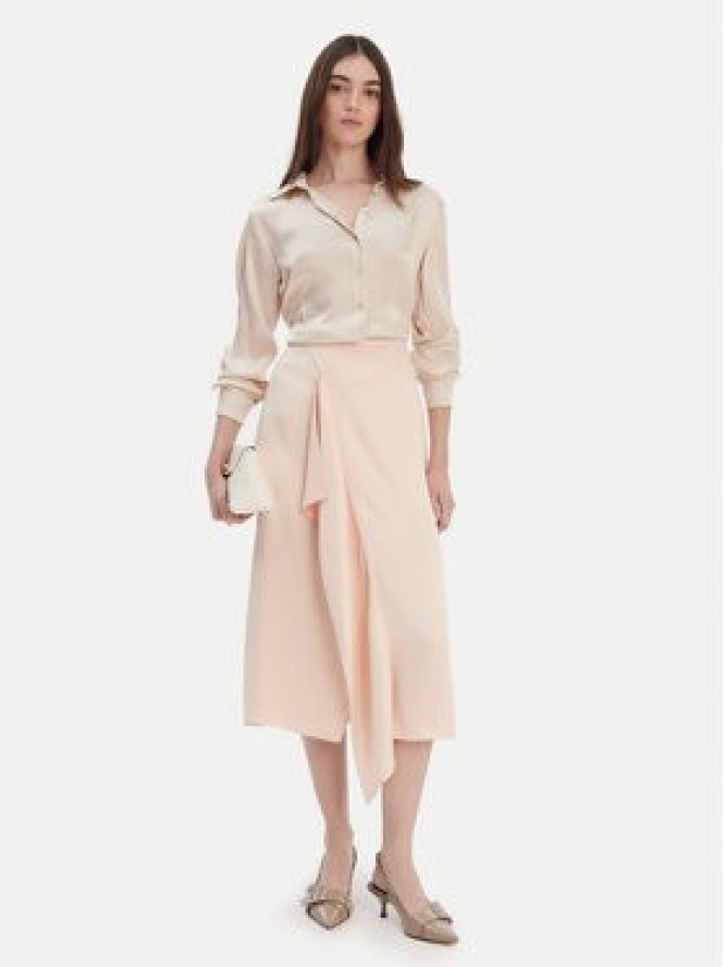 BOSS Spódnica midi Vemuth 50552076 Różowy Regular Fit