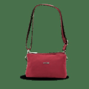 Torebka sportowa ROSELLA z funkcją kosmetyczki DARK RED
