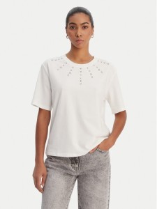 Morgan T-Shirt 261-DOURRA Biały Straight Fit