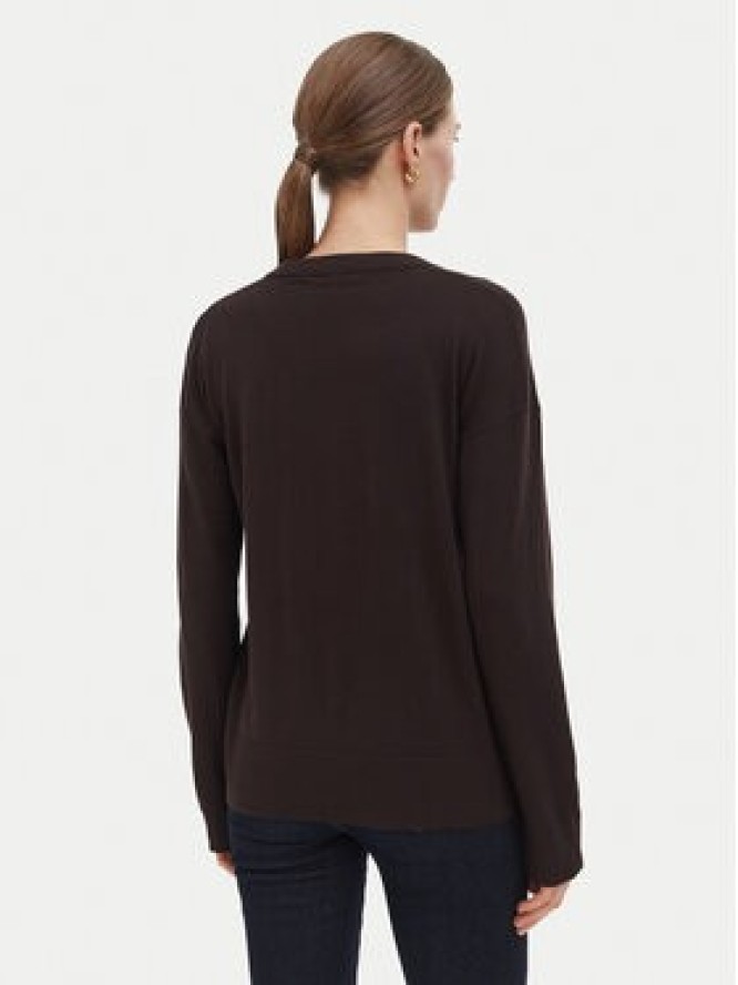 Liu Jo Sweter WF6418 MA16R Brązowy ciemny Regular Fit