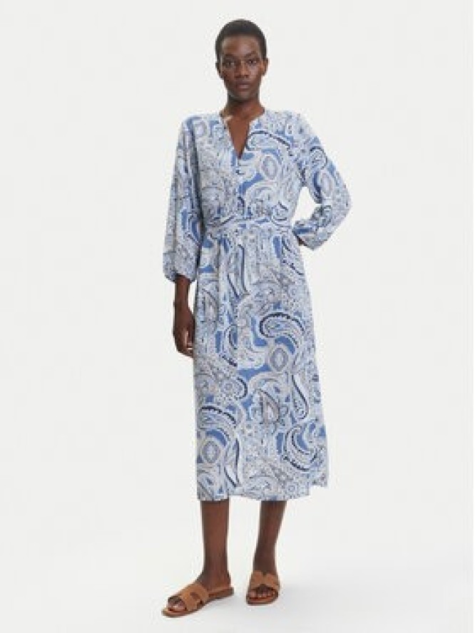 Olsen Sukienka koszulowa 13002020 Niebieski Regular Fit