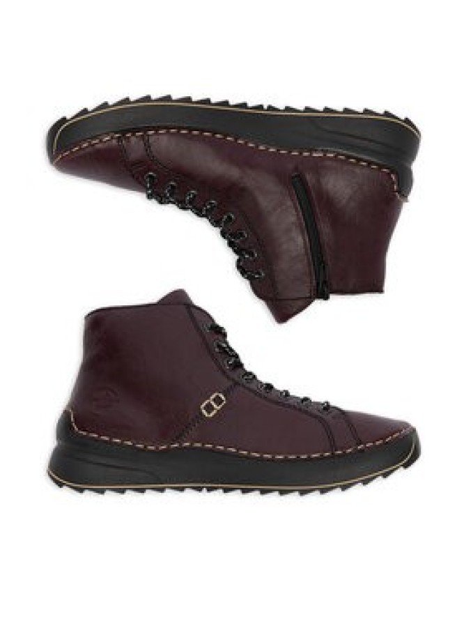 Rieker Trzewiki CEO-71510-30 Bordowy