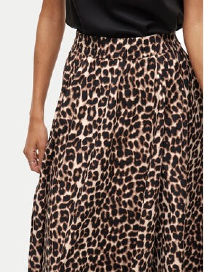 Vila Spódnica maxi Valencia 14106880 Brązowy Regular Fit