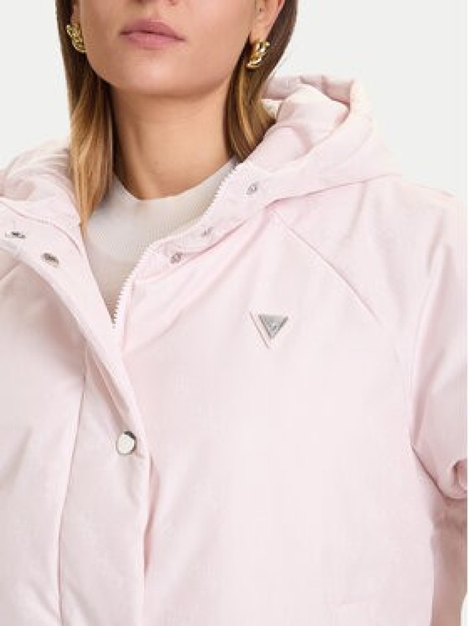 Guess Kurtka zimowa V5BL07 WGLW2 Różowy Relaxed Fit