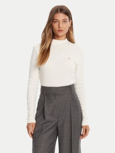 Tommy Hilfiger Sweter Cody WW0WW47307 Écru Slim Fit