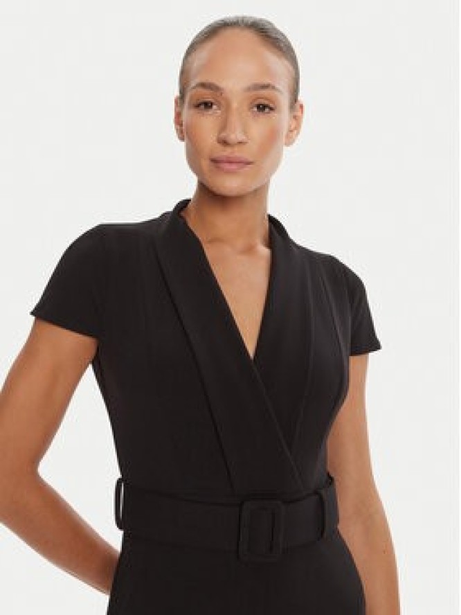 Rinascimento Sukienka koktajlowa CFC0125582003 Czarny Slim Fit