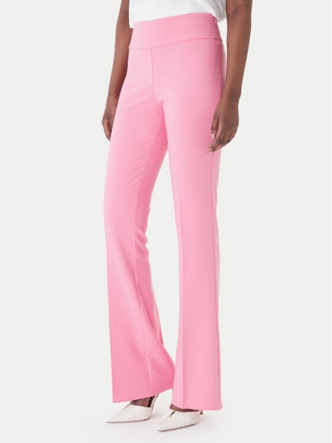 Rinascimento Spodnie materiałowe CFC0127876003 Różowy Slim Fit