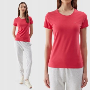 T-SHIRT DAMSKI 4F KOSZULKA SPORTOWA BAWEŁNIANA TTSHF1161