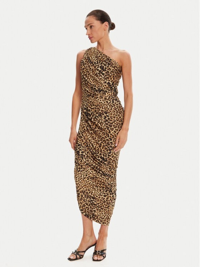 NORMA KAMALI Sukienka koktajlowa Diana KK4243PLD07656 Brązowy