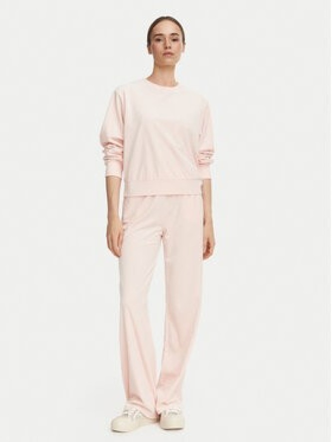 Guess Spodnie dresowe O6BB07 K5063 Różowy jasny Regular Fit
