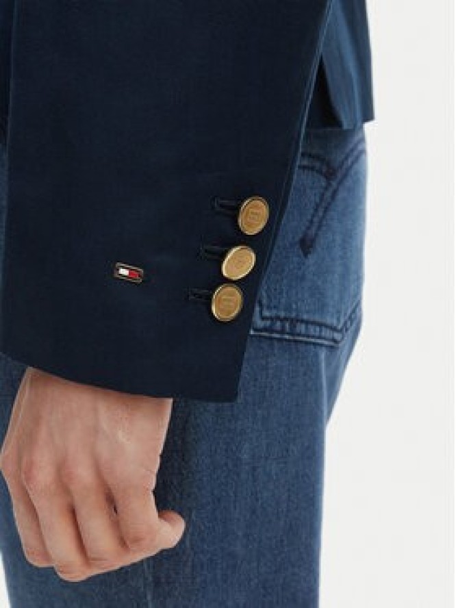Tommy Hilfiger Marynarka WW0WW49335 Granatowy Slim Fit