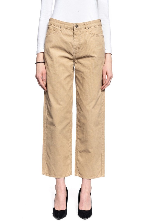 LEE WIDE LEG DAMSKIE SPODNIE SZTRUKSOWE L30SQM63 112106683