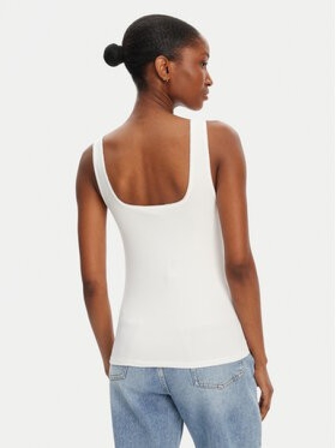 Tommy Hilfiger Top WW0WW45444 Biały Slim Fit