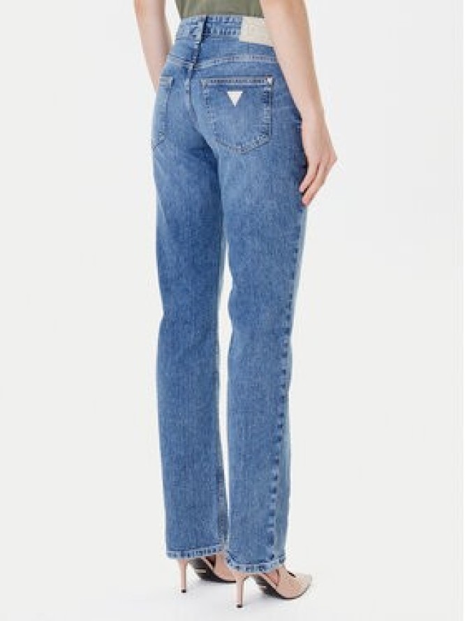 Guess Jeansy W5YA0R D5QP2 Niebieski Regular Fit