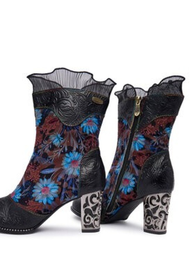 Laura Vita Botki Ledao 01 Czarny