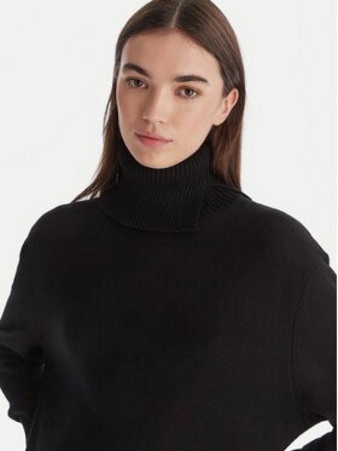 BOSS Sukienka dzianinowa C_Feringatessa 50550493 Czarny Relaxed Fit