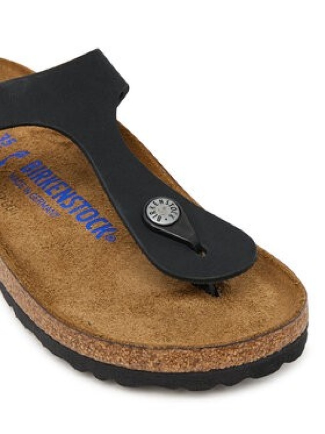 Birkenstock Japonki Gizeh SFB LENB 1019015 Czarny