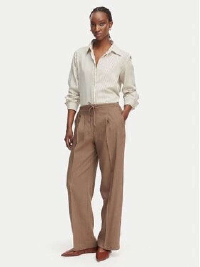 Marella Spodnie materiałowe Alloro 2613131115 Brązowy Regular Fit