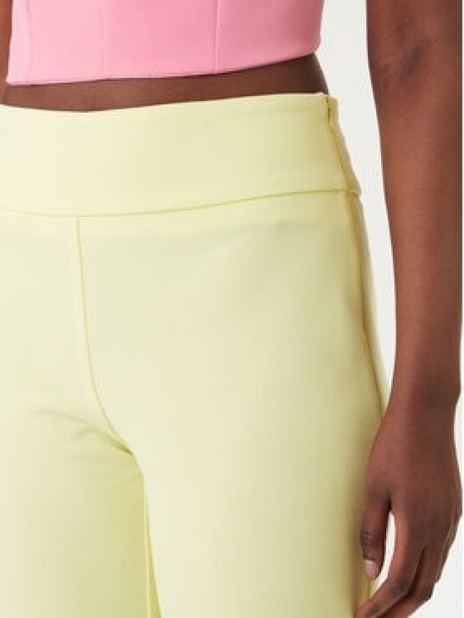 Rinascimento Spodnie materiałowe CFC0127875003 Żółty Straight Fit