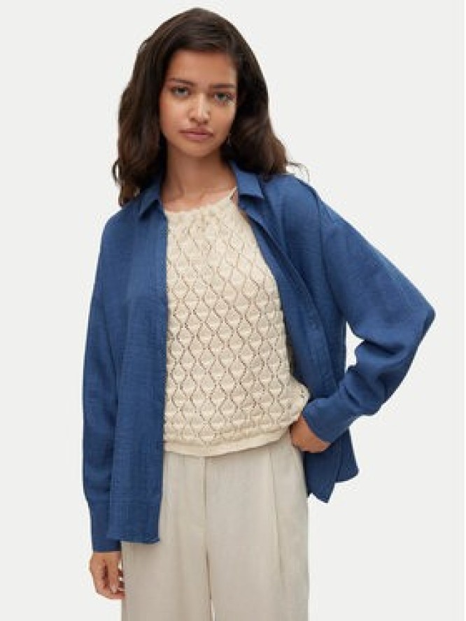 Vero Moda Koszula Melaney 10316389 Granatowy Loose Fit