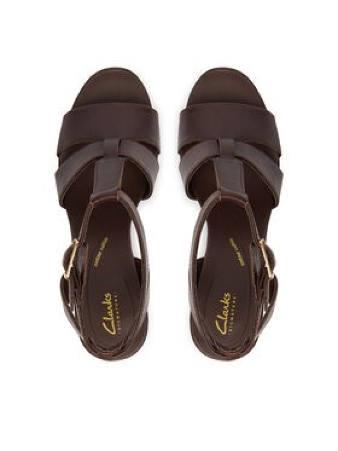 Clarks Sandały Sabina Hope 26186104 Brązowy