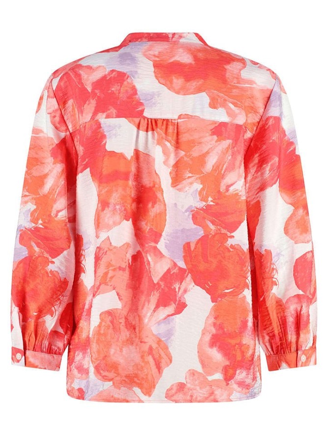 Gerry Weber Bluzka w kolorze biało-pomarańczowo-czerwonym rozmiar: 46