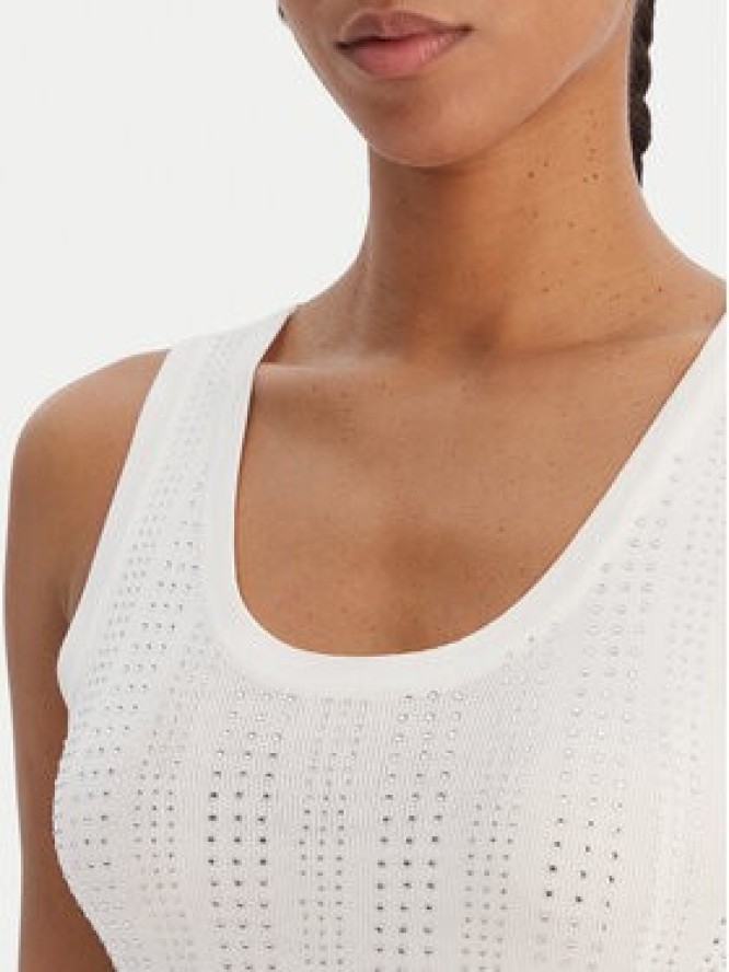 Fracomina Top FR26ST4005K524R9 Écru Slim Fit