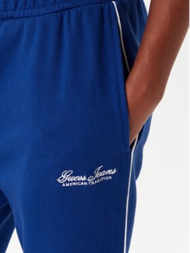 Guess Jeans Spodnie dresowe W5YB32 K68I4 Niebieski Regular Fit