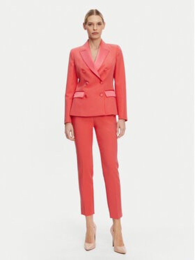 Artigli Spodnie materiałowe ACPA000774 Koralowy Regular Fit